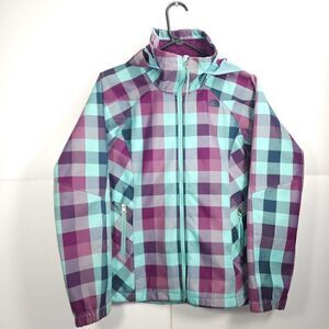 The North Face Women’s Size XS Morgan Plaid Purple Seafoam Softshell Jacket